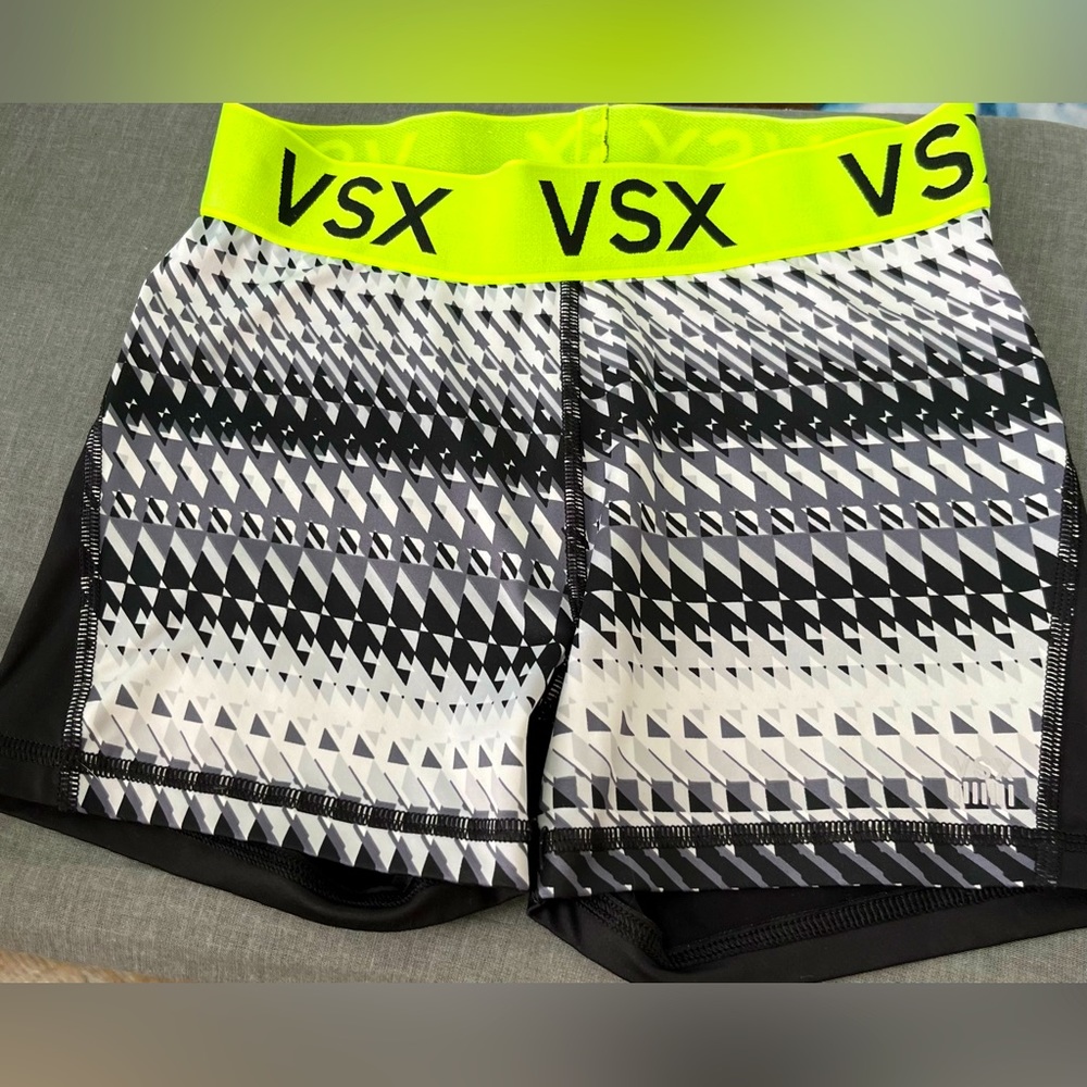 VSX lime green workout shorts